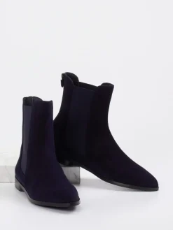 – Chelsea Boots aus Veloursleder Dunkel*Truman's Discount