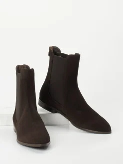 Damen Truman's – Chelsea Boots aus Veloursleder