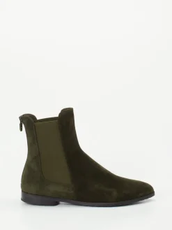 – Chelsea Boots aus Veloursleder oliv*Truman's Online