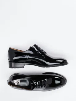 – Derby-Schnürschuh aus Lackleder*Truman's Hot