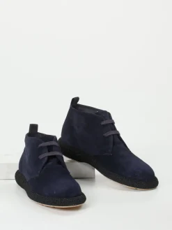 Damen Truman's – Desert Boots aus Veloursleder dunkel