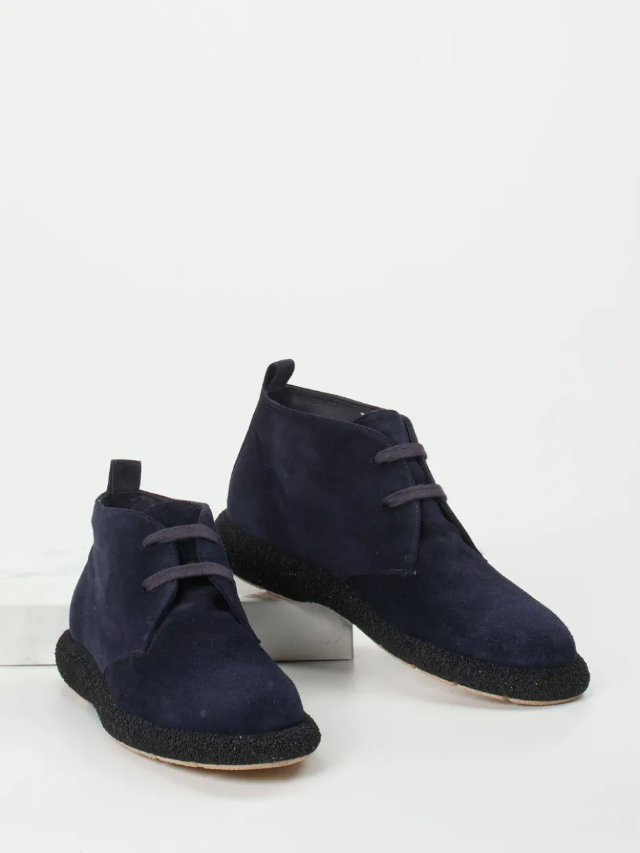 Damen Truman's – Desert Boots aus Veloursleder dunkel