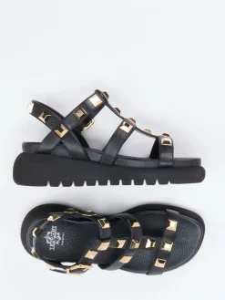 Damen Truman's – Keilsandalette aus Hirschleder