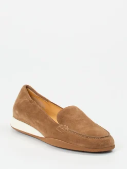 Damen Truman's – Komfort-Loafer aus Veloursleder cognac