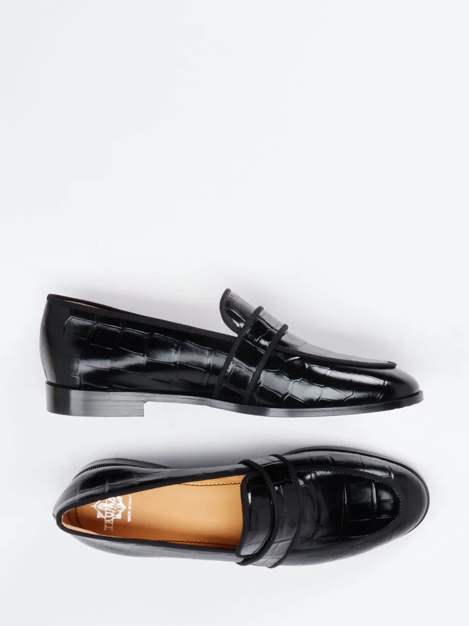– Loafer aus geprägtem Leder*Truman's New