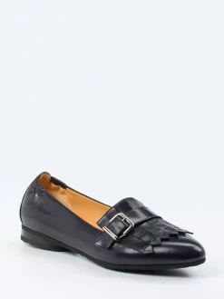 Damen Truman's – Loafer aus Lammleder in Tiefschwarz