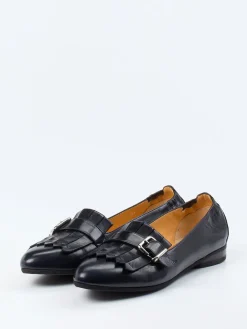 Damen Truman's – Loafer aus Lammleder in Tiefschwarz