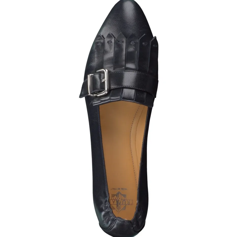 Damen Truman's – Loafer aus Lammleder in Tiefschwarz