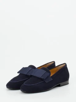 Damen Truman's – Loafer aus Veloursleder marine