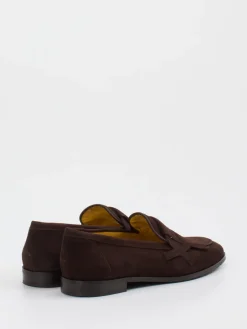 Damen Truman's – Loafer aus Veloursleder Dunkel