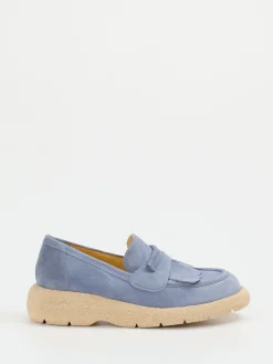Damen Truman's – Loafer aus Veloursleder in Pastell