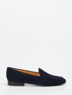 Damen Truman's – Loafer aus Veloursleder Dunkel