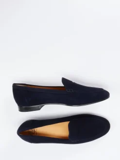 Damen Truman's – Loafer aus Veloursleder Dunkel