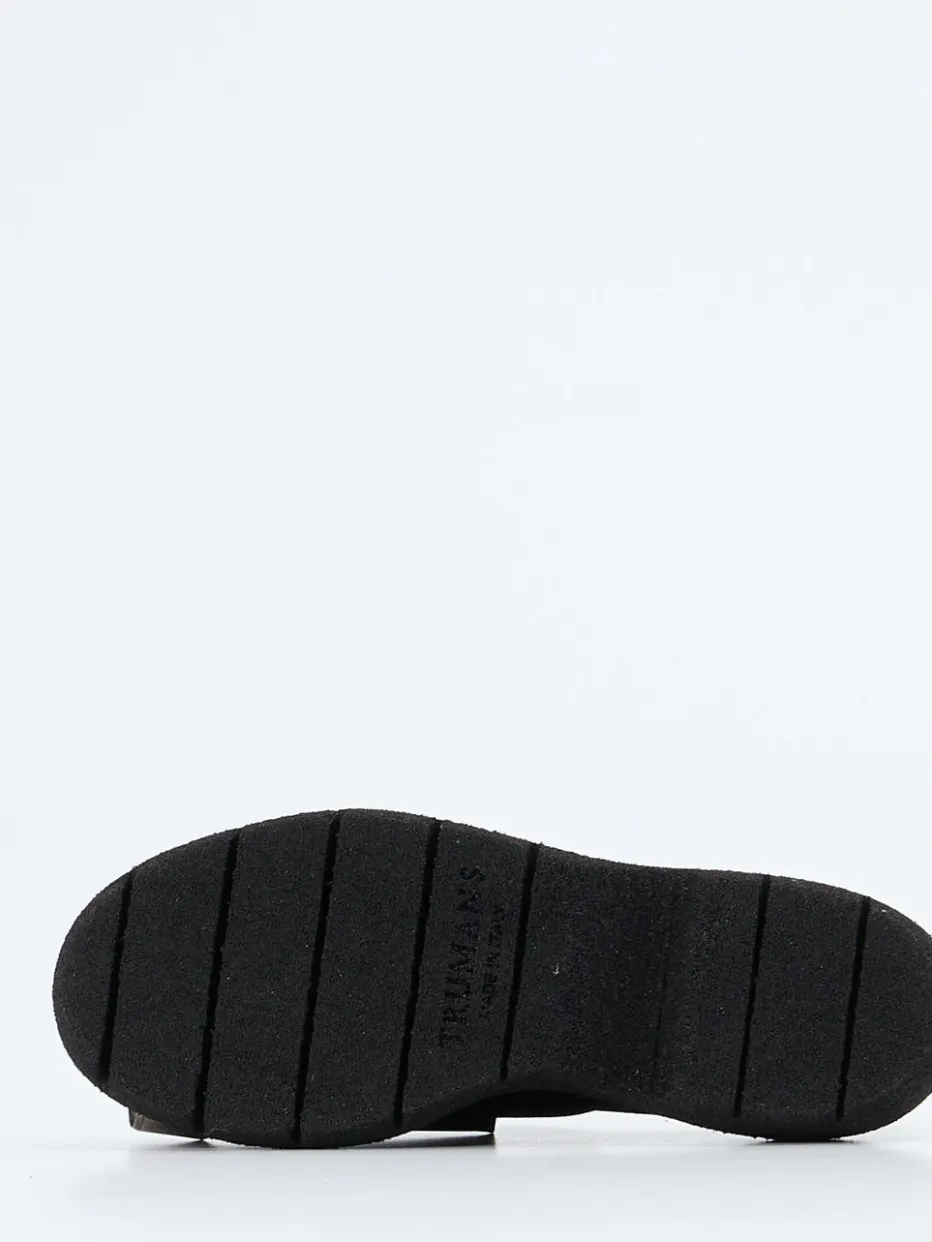 – Plateau-Loafer aus Veloursleder Dunkel*Truman's Clearance