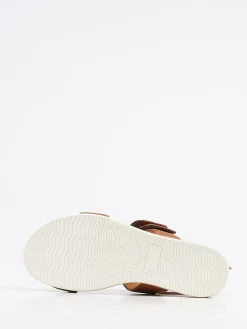 – Riemchensandale aus Elchleder cognac*Truman's Outlet