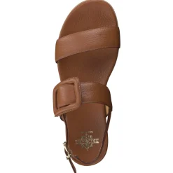 – Riemchensandale aus Elchleder cognac*Truman's Outlet