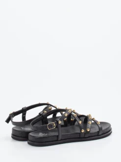 Damen Truman's – Riemchensandale aus Leder -Gold