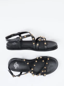 Damen Truman's – Riemchensandale aus Leder -Gold