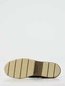 – Schnürstiefelette aus Veloursleder oliv*Truman's Sale