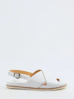 – Slingback-Sandale aus Hirschleder Offwhite*Truman's