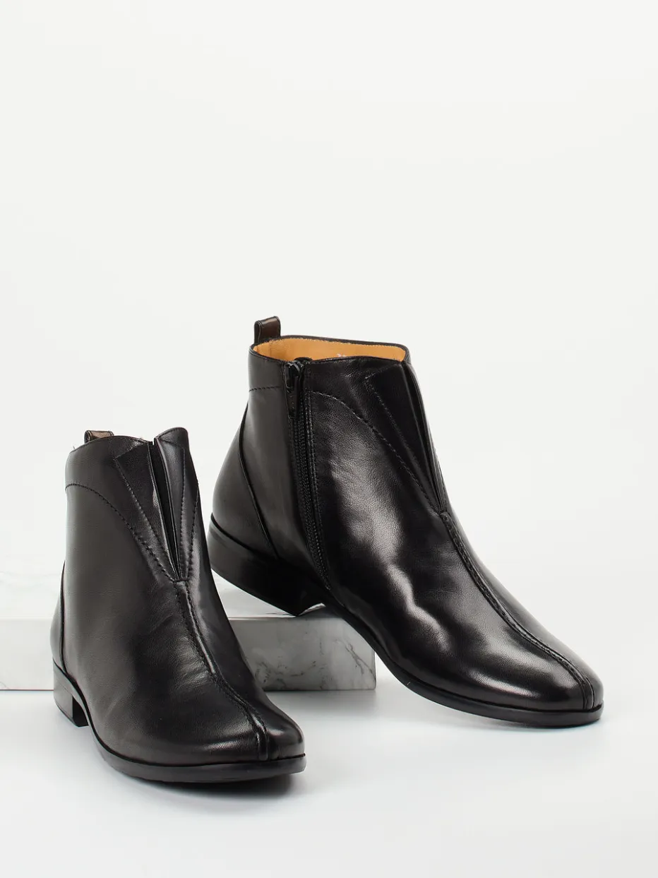 Damen Truman's – Stiefelette aus glänzendem Lammleder