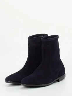 – Stiefeletten aus Veloursleder Dunkel*Truman's Discount