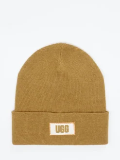 Herren UGG – Beanie aus Textil in Cognac