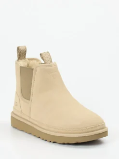Herren UGG – Chelsea Boots aus Veloursleder sand