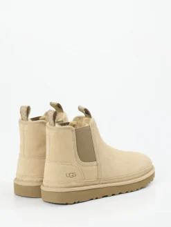 Herren UGG – Chelsea Boots aus Veloursleder sand