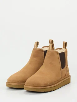 Herren UGG – Chelsea Boots aus Veloursleder karamell