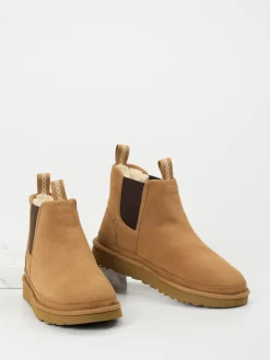 Herren UGG – Chelsea Boots aus Veloursleder karamell