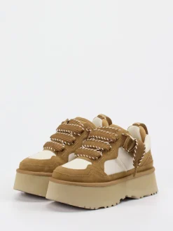 – Chunky Sneaker aus Velour/Textil sandbeige*UGG