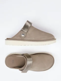 – Clogs aus Veloursleder in Taupe*UGG Online
