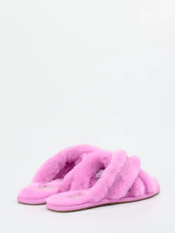 – Fell-Pantoletten aus Lammfell in*UGG Hot