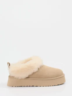 – Hausschuh aus Veloursleder mit Lammfell*UGG Clearance
