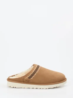 Herren UGG – Hausschuh aus Veloursleder cognac