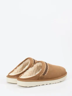 Herren UGG – Hausschuh aus Veloursleder cognac