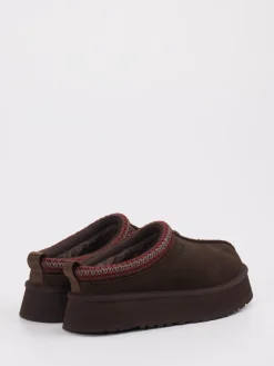 Damen UGG – Hausschuh aus Veloursleder dunkel