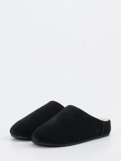 Damen UGG – Hausschuhe aus Veloursleder mit Lammfell