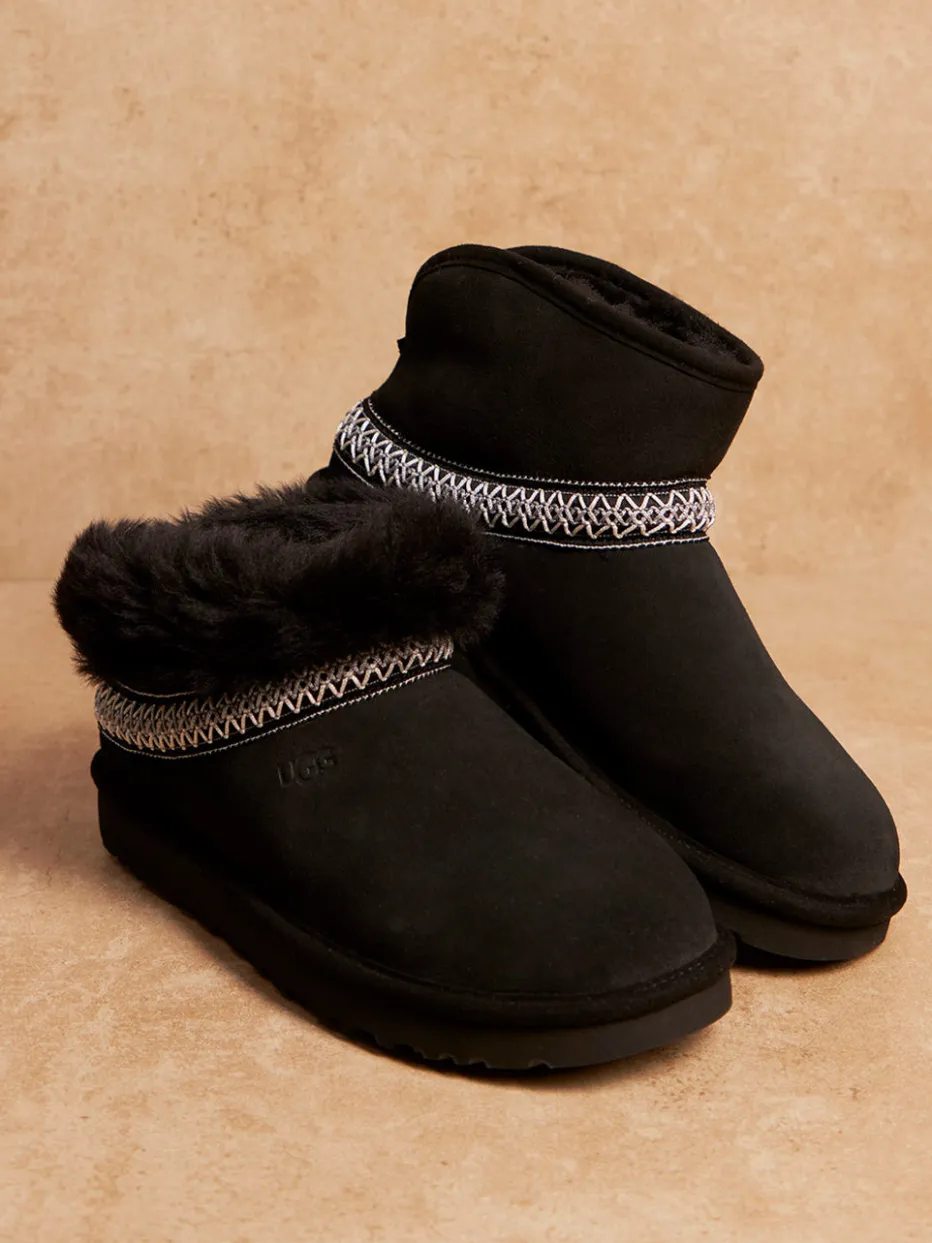 Damen UGG – Hausschuh-Slipper aus Veloursleder