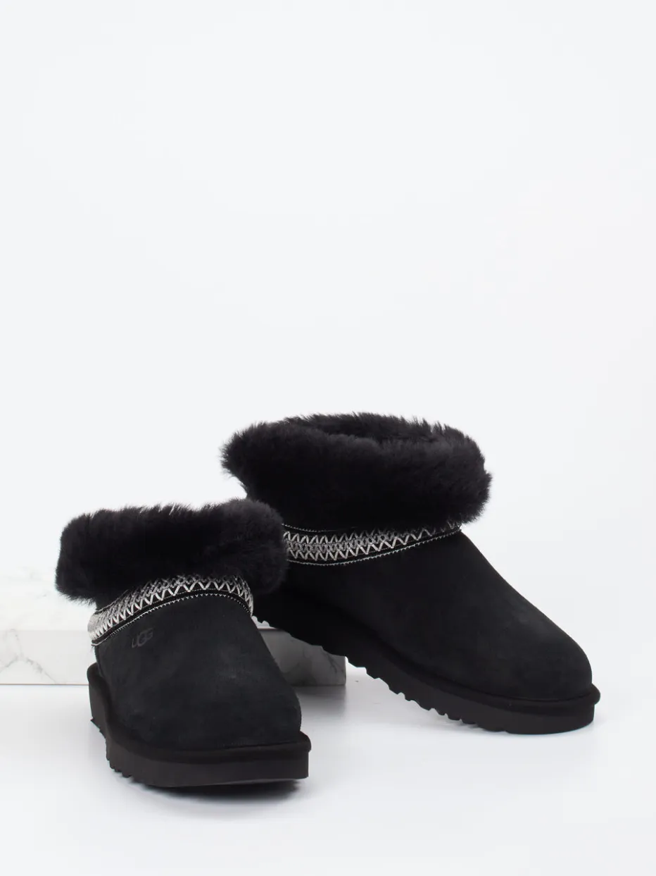 Damen UGG – Hausschuh-Slipper aus Veloursleder