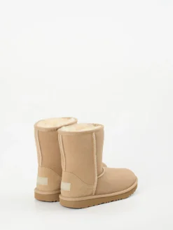 – Lammfell-Boots aus Veloursleder Beige*UGG Hot