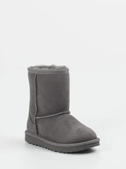 Kinder UGG – Lammfell-Boots aus Veloursleder