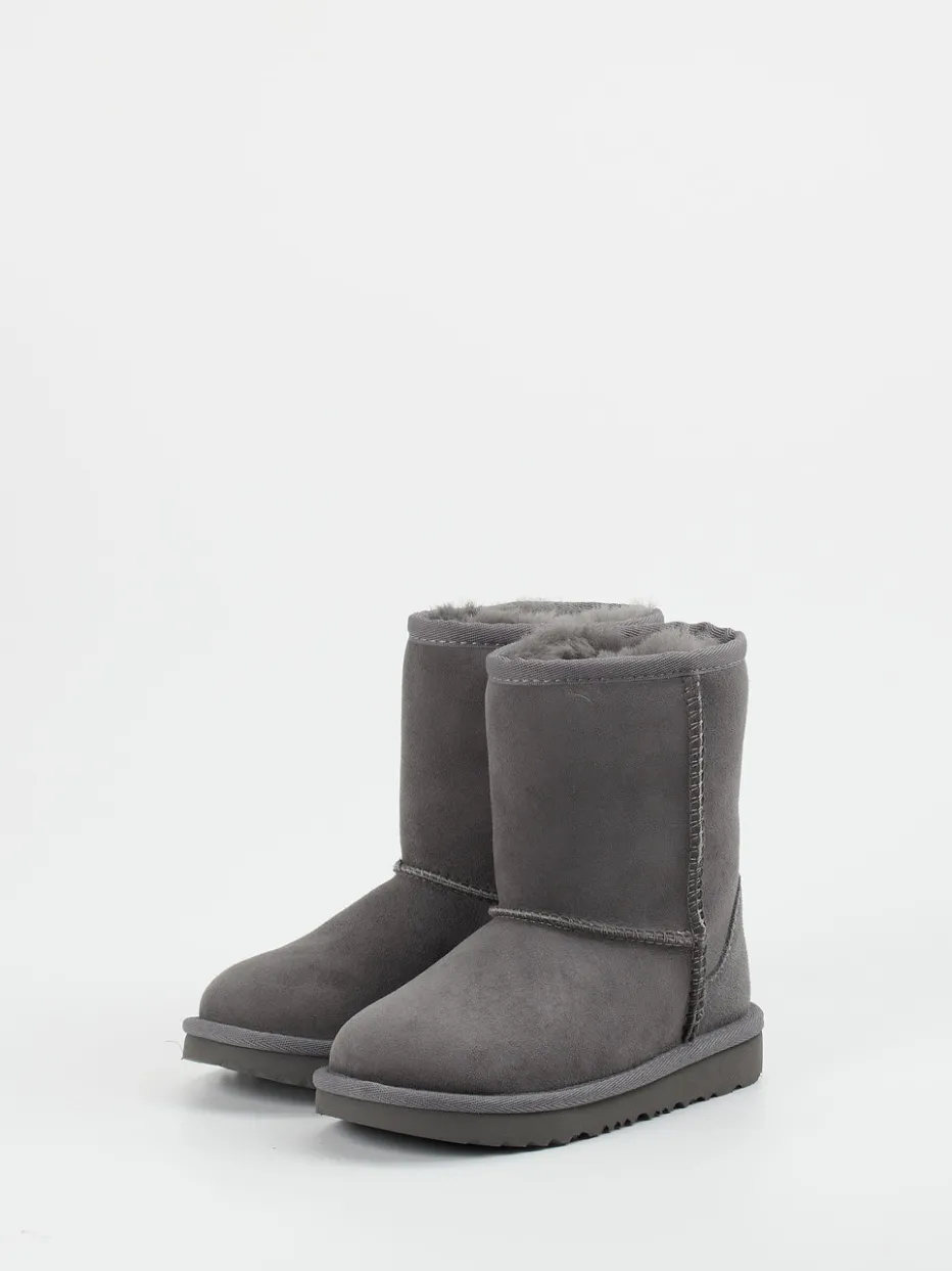Kinder UGG – Lammfell-Boots aus Veloursleder