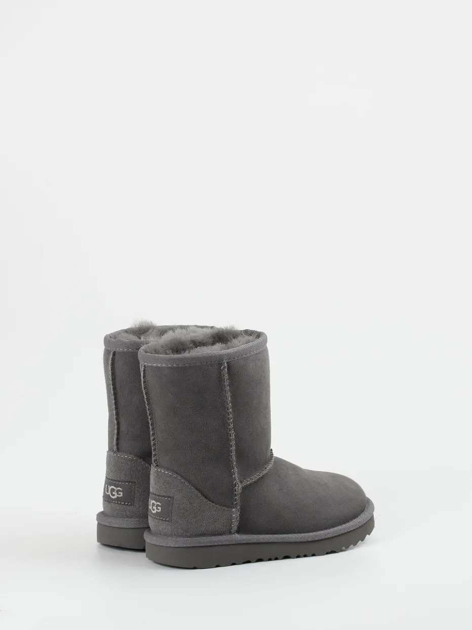 Kinder UGG – Lammfell-Boots aus Veloursleder