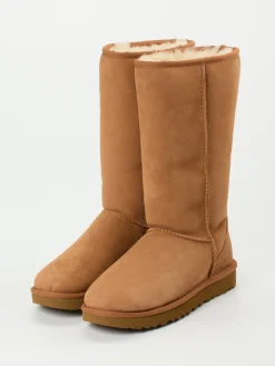 – Lammfell-Boots aus Veloursleder cognac*UGG Best