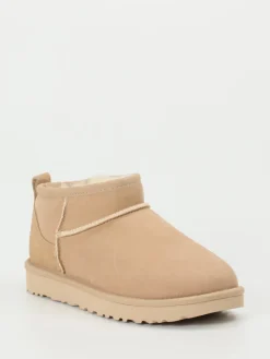 Damen UGG – Lammfell-Boots aus Veloursleder