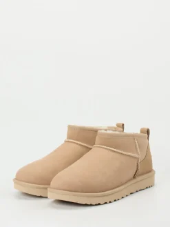 Damen UGG – Lammfell-Boots aus Veloursleder