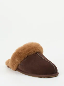 – Lammfellhausschuh aus Veloursleder Dunkel*UGG Hot