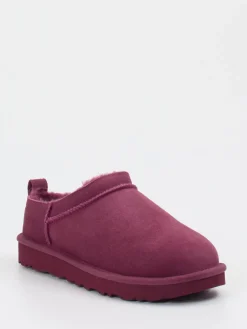 – Lammfell-Hausschuh aus Veloursleder beeren*UGG Sale